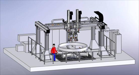 Flywheel ring gear high frequency quenching equipment