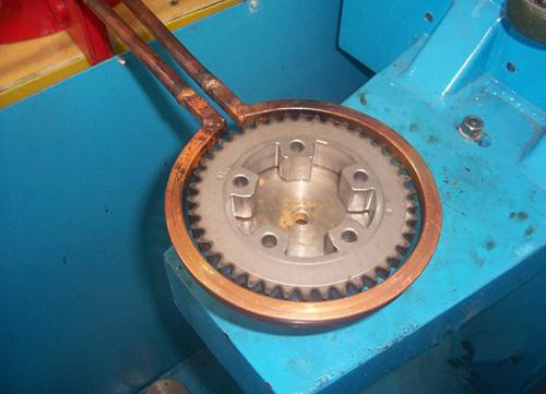 Induction hardening machine