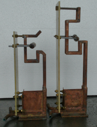 Quenching inductors for machine tool rails